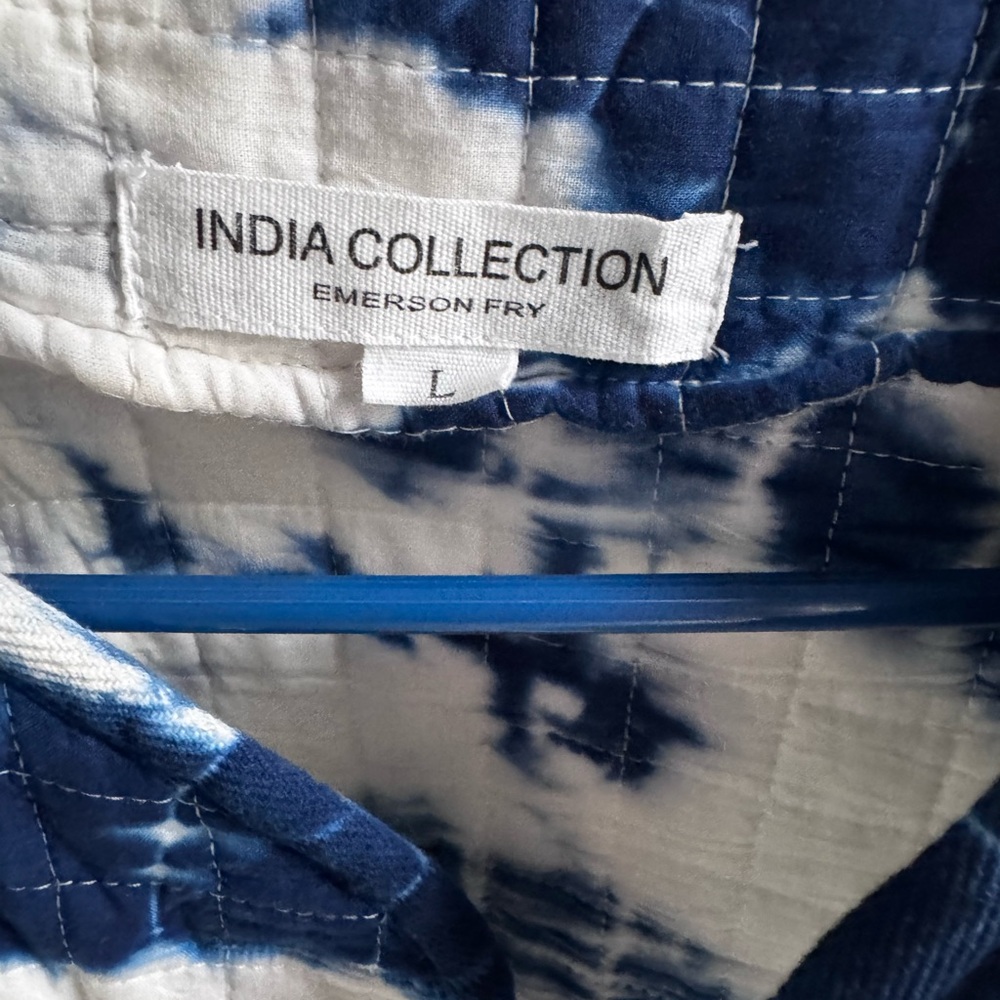 Emerson Fry Navy Tie-Dye Quilted Jacket - Picture 7 of 9